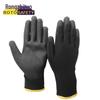 Rongzhituo PU Coated Palm Work Gloves (10 Pairs)