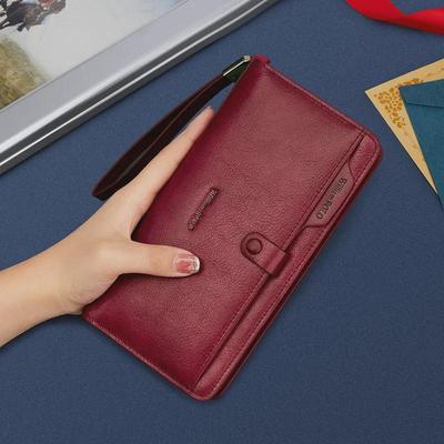 Женский длинный кошелек King Paul из натуральной кожи с отделением для монет и держателем водительского удостоверения