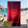 Nottingham Forest FC Personalized Printed Beach Towel Soccer Logo Support Custom Name Text Absorbent Towel For Sport Travel Special Gift