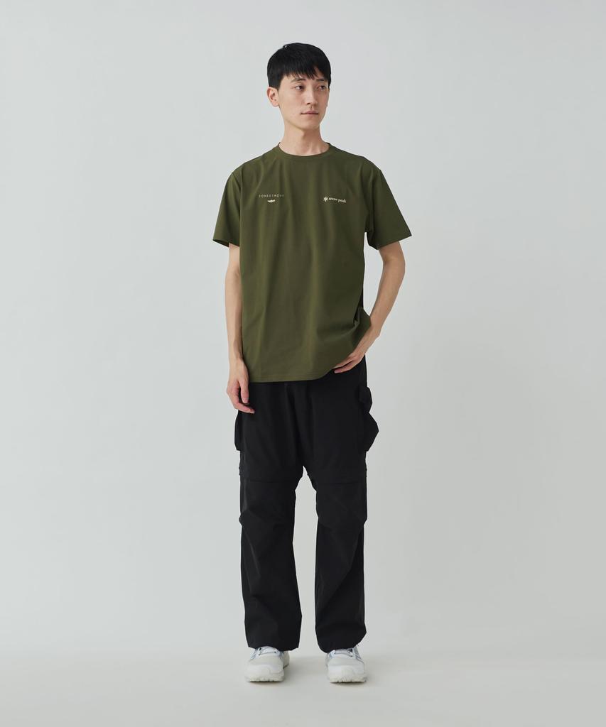 Логотип Toned Trout размер Кемпинг Открытый фестиваль [Snow Peak] Футболка Гора Танигава Футболка SOLIVETT2510-TS01