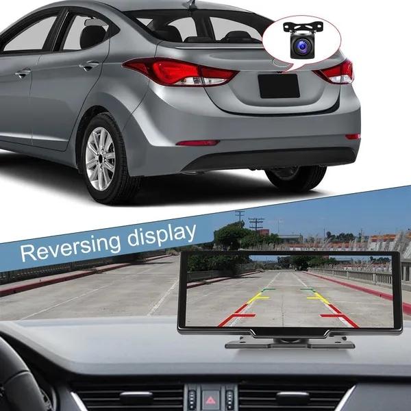 HD 9,3-дюймовый экран Портативная видеорегистратор Поддержка задней камеры Встроенная камера поддерживает беспроводное воспроизведение и Android Auto/голосовое управление