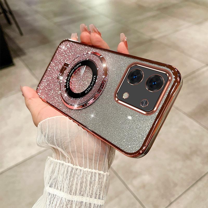 Роскошный чехол с креплением Glitter Case для Xiaomi Redmi note 13 pro 12 12S 13C 11 11S 10S 9S case для POCO X6 M6 M5S case holder cover