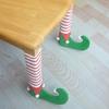 4Pcs Set Elf Santa Chair Table Leg Covers Christmas Table Decoration Novelty