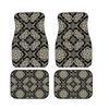 4Pcs Heavy Duty Persian Carpet Bohemian Car Floor Protector Rugs  for Front Rear Seats