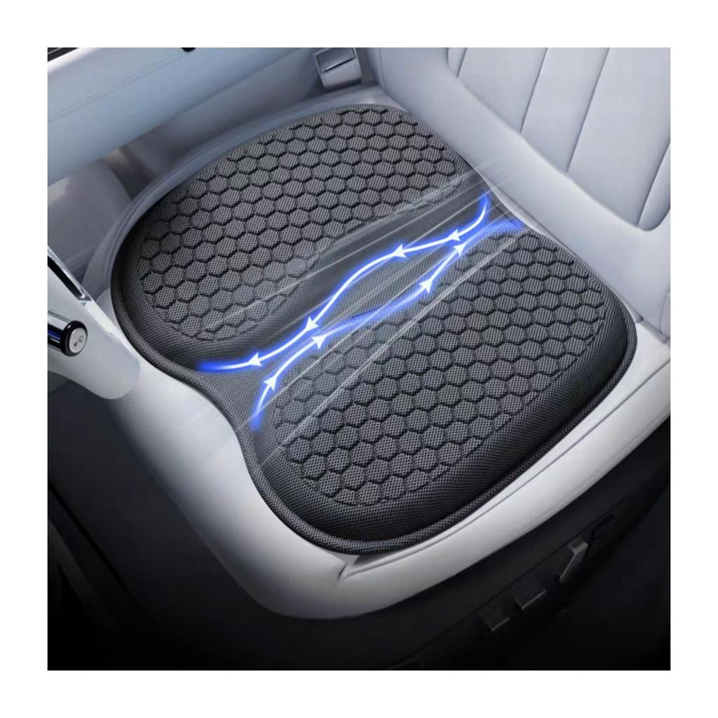 JuKLife Car Seat Car Gel Cushion for Suitable for All Prevents Hemorrhoids and Buttocks from Painful Even When Sitting for Long Distributes Body for