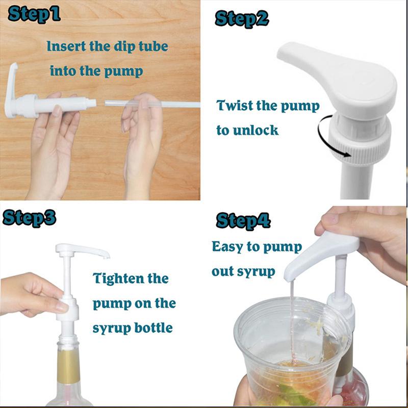 1 шт., насосы для сиропа, сменный дозатор, насадка для соуса, бутылка, насос, контейнер
