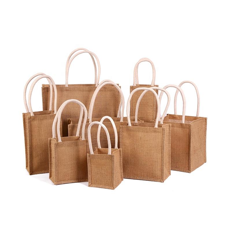 PE Laminated Burlap Jute Fabric Waterproof Hessian Fabric for Bags