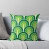 Retro Gradated Geometric Fan Pattern 829 Throw Cushions & Pillows Without Core
