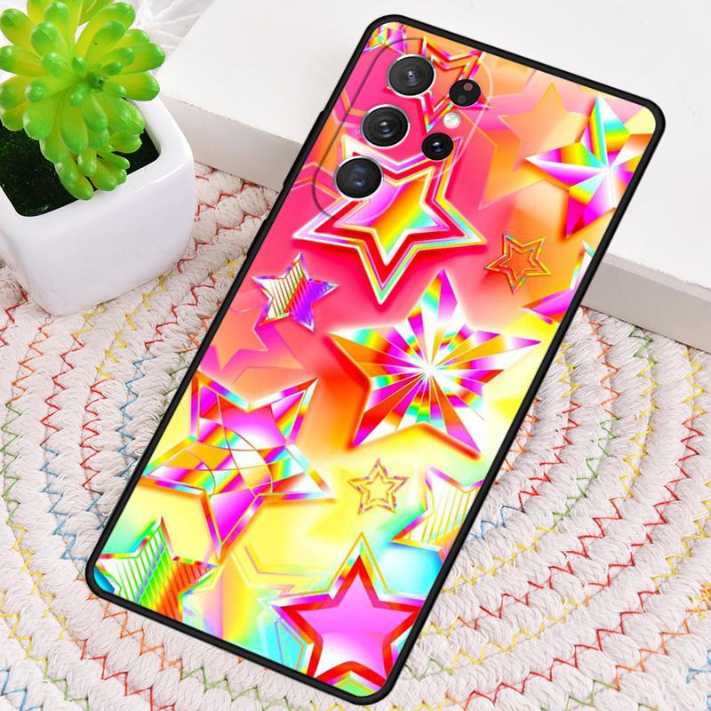Яркие Звезды Арт Чехол для Телефона для Samsung Galaxy note 10 pro S26 Ultra S23 S24 FE S25 S21 S22 PLUS ударопрочный Чехол