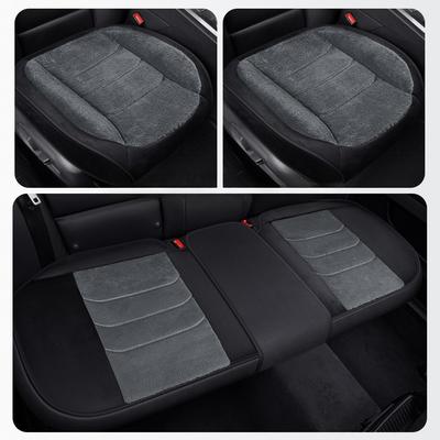 Искусственная плюшевая накидка-подушка на сиденье автомобиля для SEAT Все модели автомобилей Leon Arona Ateca Tarraco Ibiza Alhambra Автоаксессуары