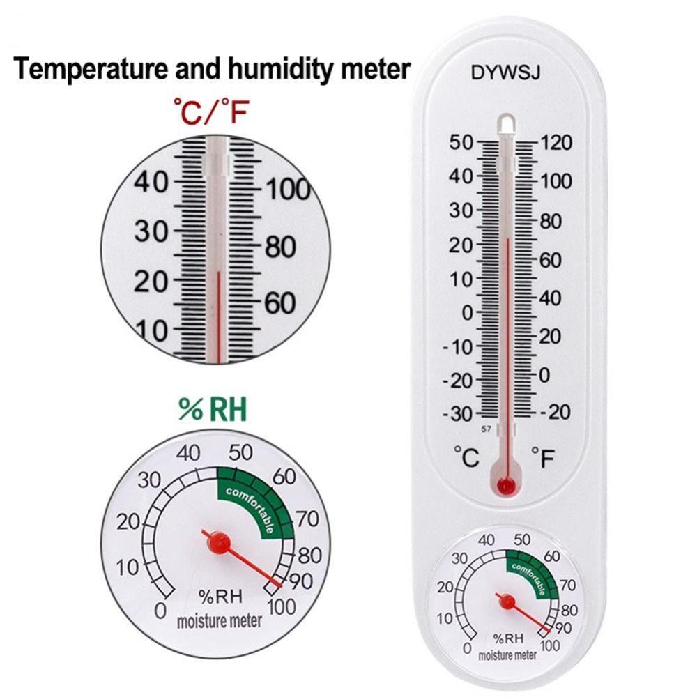 Temperature Humidity Meter Breeding Thermometer Temperature Humidity Gauge Hanging Thermometer