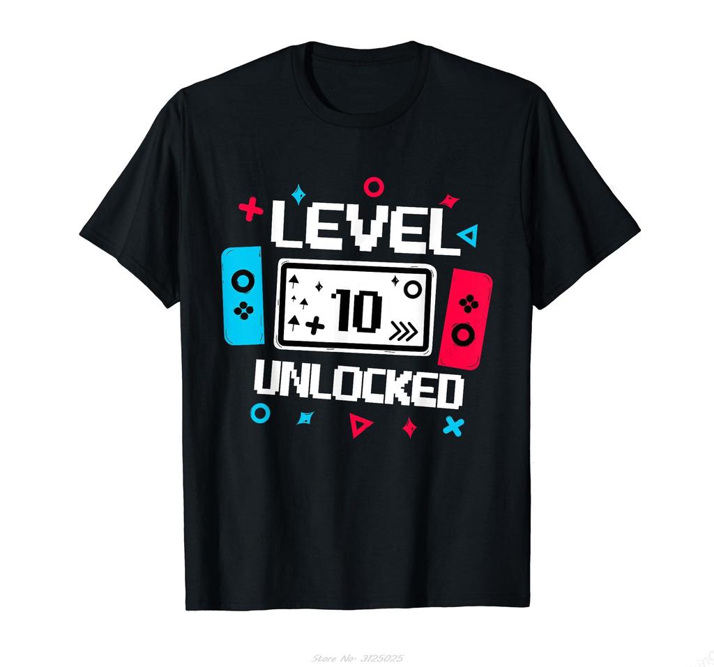 Unlocked Gamer Video Game Clothing Womens T-shirt Funny Round Womens T Shirt Tshirt