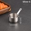 304 Stainless Steel Sauce Cup Stackable With Handle Mini Sauce Pan For Party Banquet Picnic Dipping Sauce Seasoning Bowls Home