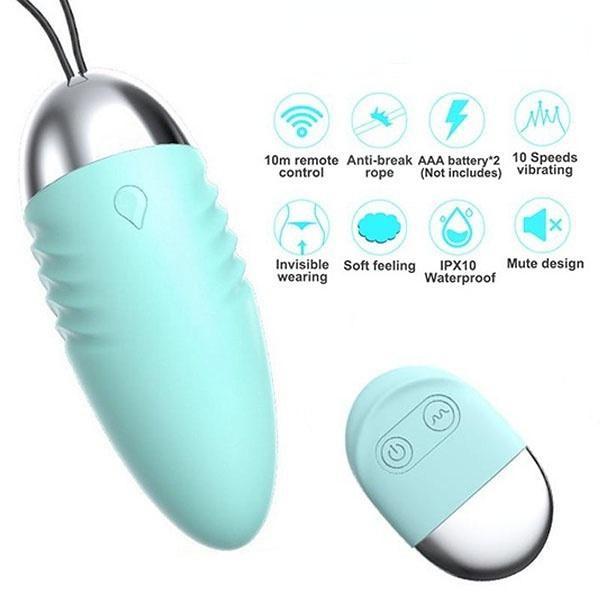 10 Speed Female Vibrator Toys Wireless Remote Control Waterproof Silent Egg Vibration Female Adult Products