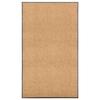 VidaXL Washable Doormat Cream 90x150 Cm
