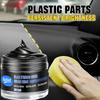 Q19 Repair Paste for Car Steering Wheels - Restores Black Gloss, Removes Peeling & Cracking, Plastic-Like Finish, Easy Applicati
