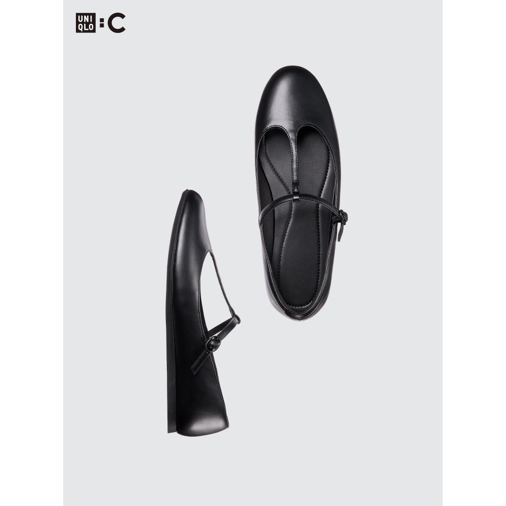 Uniqlo Туфли-балетки с Т-образным ремешком