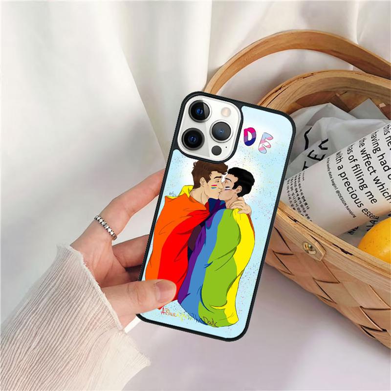 LGBT Same Love Rainbow Flag Phone Case For iPhone 17 Air 16 15 14 11 12 13 Pro MAX Plus coque Cover Shell