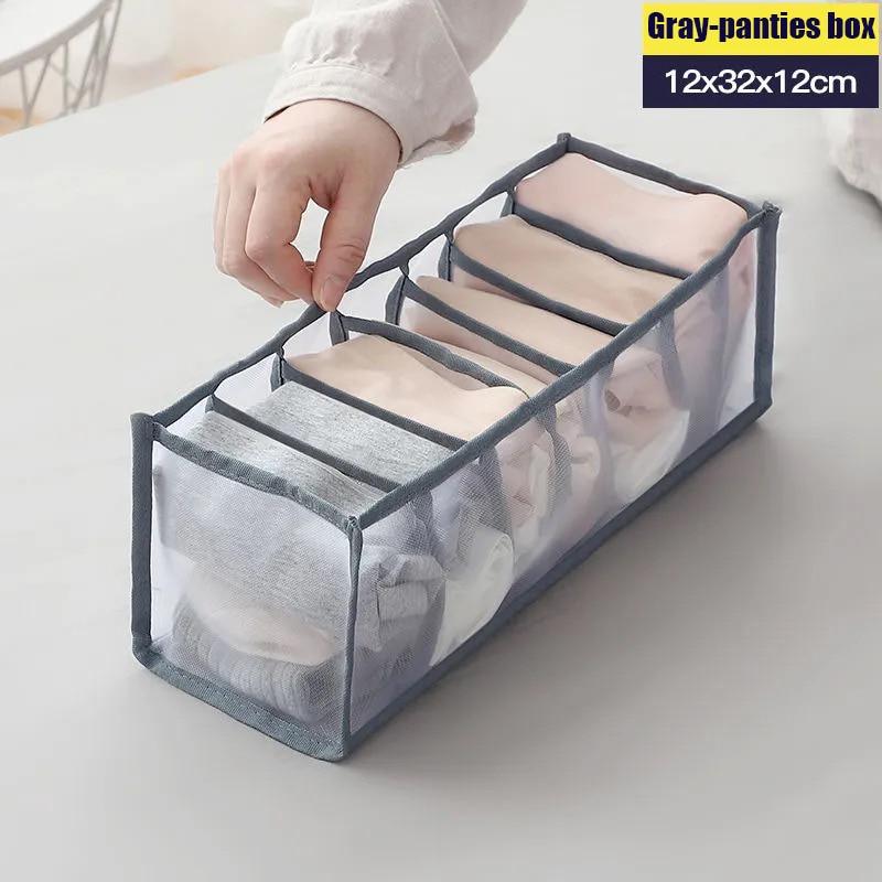 Органайзер для хранения нижнего белья для одежды, отдельные носки, шорты, ящики для хранения бюстгальтеров, органайзер для общежития, ящик, моющийся