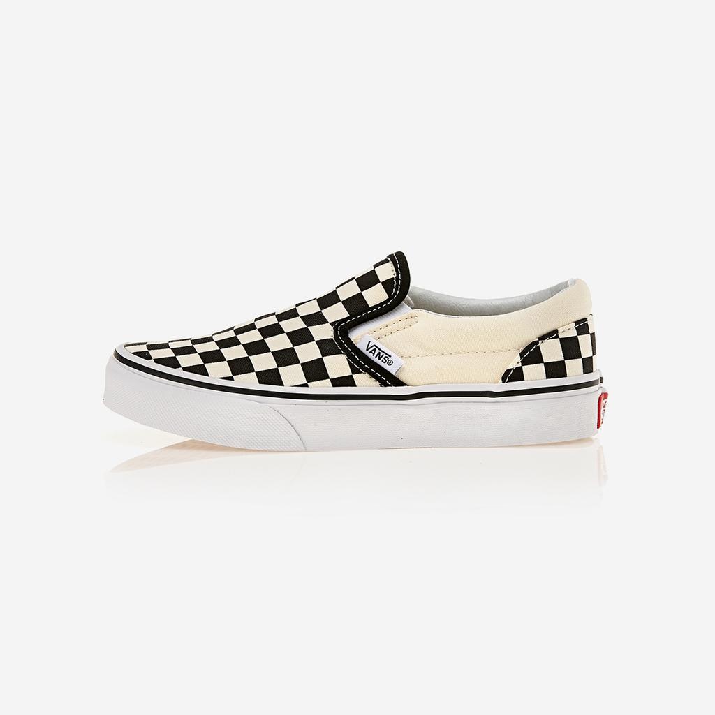Vans Классические туфли-слипоны - шахматный узор, черный/белый, VN000ZBUEO1, 1010064983, популярная корейская обувь