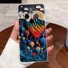 Чехол для Vivo iQOO Z10 Y300 Pro 5G Чехол Эстетичный Модный Милый Кот Астронавт Мягкий Силикон Задняя Крышка Прозрачный Чехол для Телефона