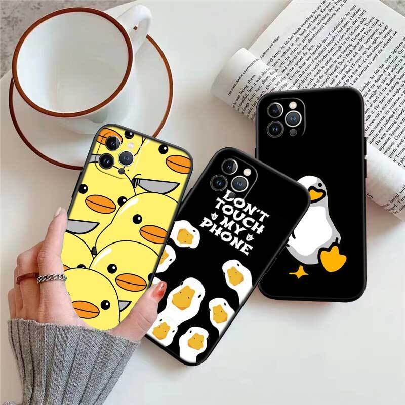 DUCK Cartoon Case for Samsung M55 M35 M15 A02 A05S A05 A06 A15 A12 A13 A10 A16 A20 A22 A24 A25 A30 A31 A32 A33 A35 A42 A50