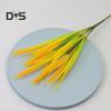 7 Forks Artificial Wheat Ears Rice Plant Bouquet Realistic Simulated Non Water Needed Easy To Care Indoor/Outdoor Decor