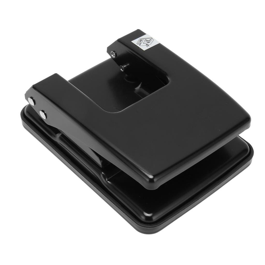 2 Hole Paper Punch 40 Sheet Punch Capacity Metal Hole Puncher with Alignment Guide for Notebook Scra