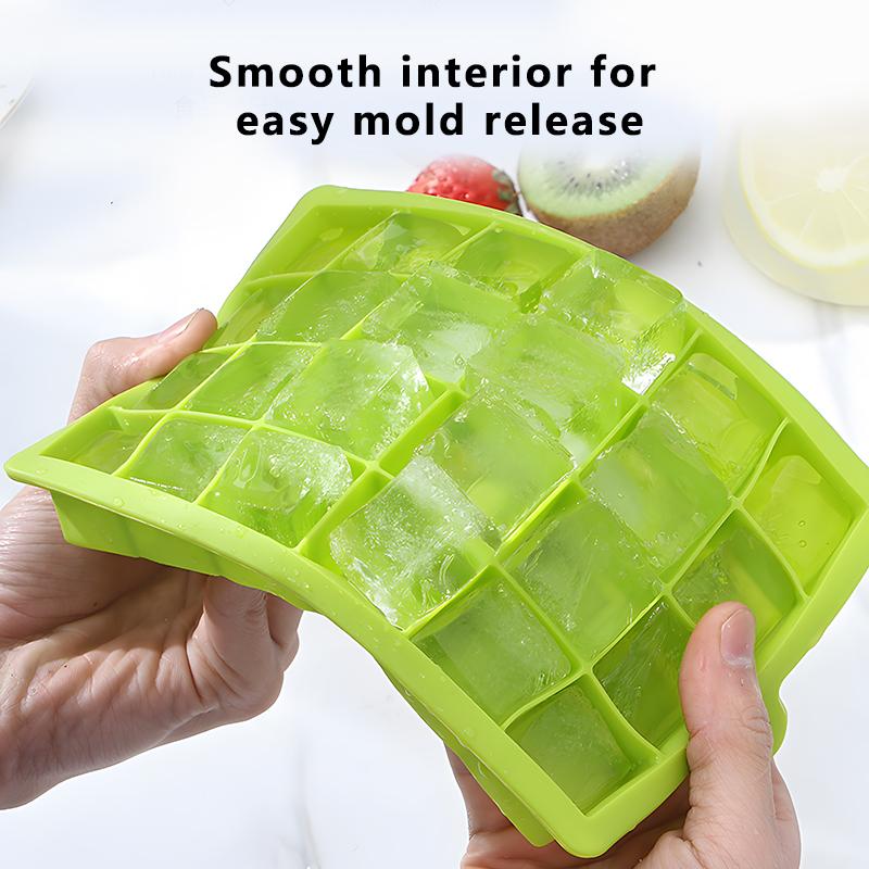 4/6/8/15/24 сетка большой лоток для льда гигантский большой пищевой силиконовый кубик льда квадратный лоток форма DIY льдогенератор лоток для кубиков льда