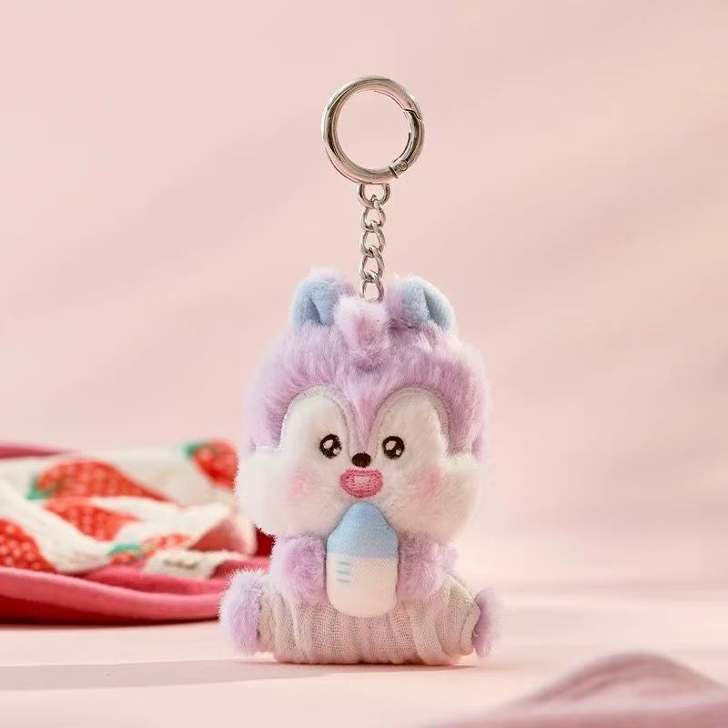 Плюшевая кукла BTS BT21 Брелок Kpop Плюшевая игрушка Версия для новорожденных