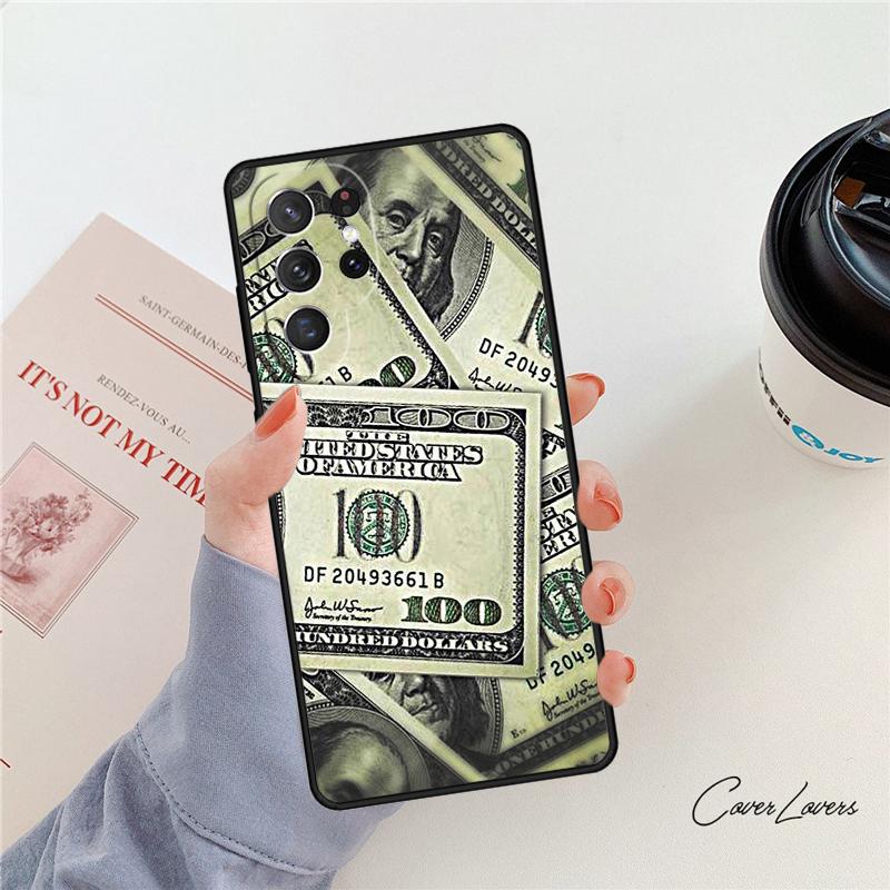 Доллары Деньги чехол для телефона Для Samsung Galaxy S24 S25 S23 S22 Ultra Note 10 20 Plus S20 S21 FE Cover