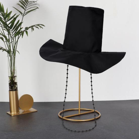 Черная косплей шляпа женская мужская в хип-хоп стиле однотонная косплей кепка для подростков реквизит на Хэллоуин аксессуар для костюма