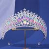 Свадебная Корона Головной Убор Барокко Винтаж Принцесса Королева Кристалл Тиара Для Женщин Свадебная Корона Платье Для Волос Аксессуары Ювелирные Изделия