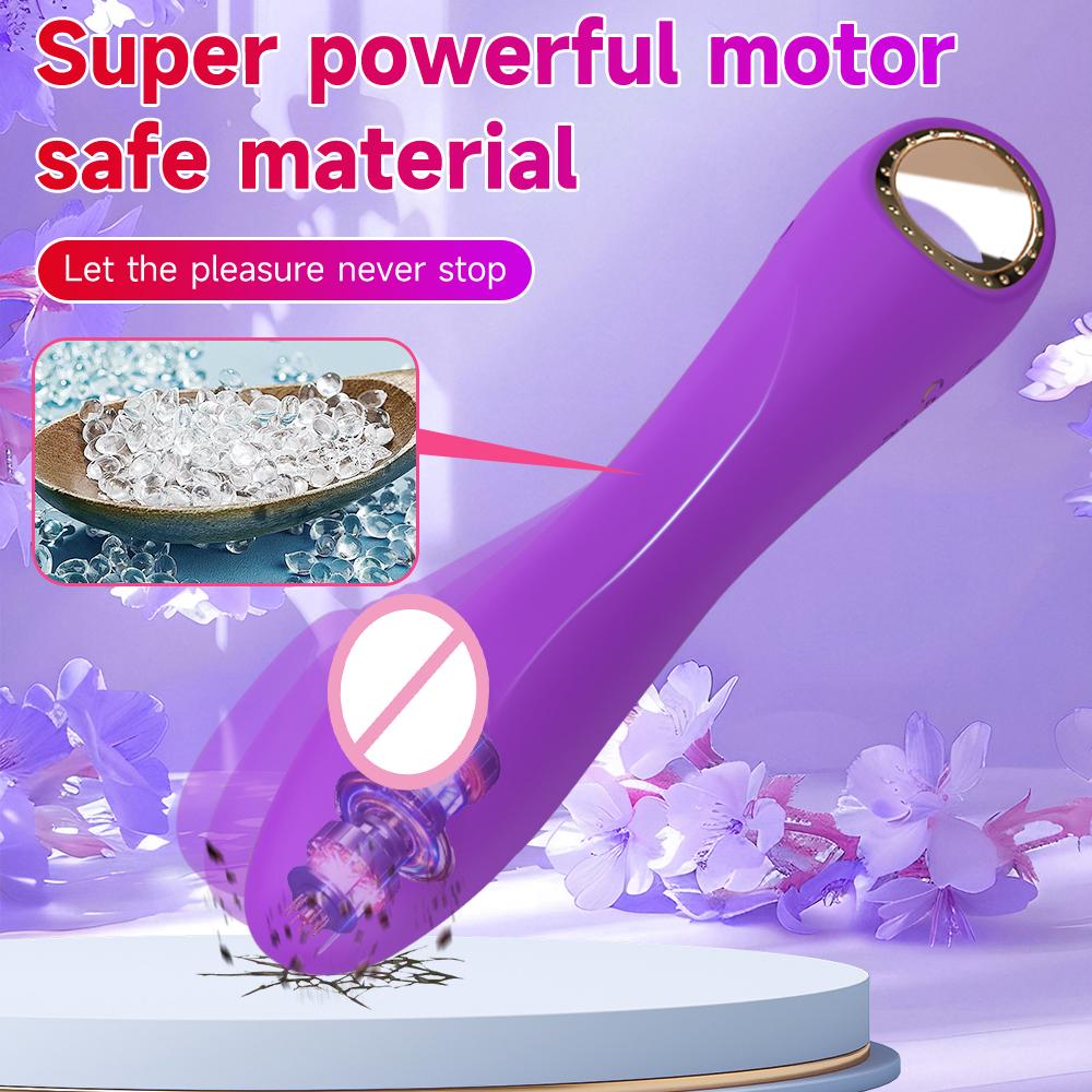 Realistic Dildo Vibrator G Spot Clitoral Stimulator with 10 Powerful Vibration Adult Sex Toys for Women and Couples Pleasure