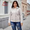 Astrid Женская парка осень-зима большого размера, женская одежда, утепленная, с капюшоном, повседневная, женская стеганая куртка, пальто с косой молнией AM-10701