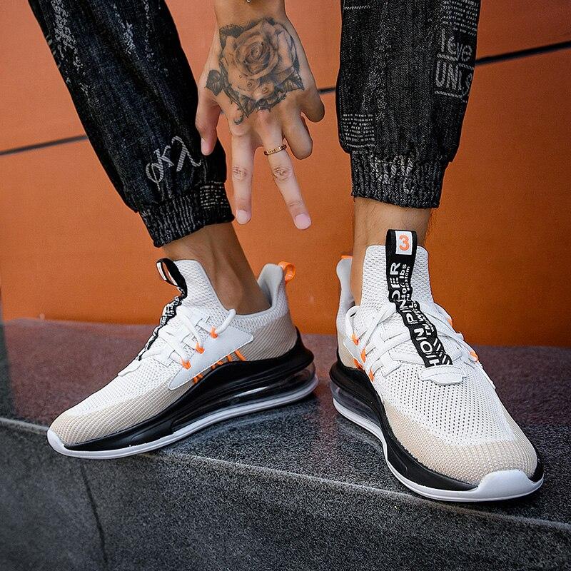 Баскетбольные кроссовки на воздушной подушке, мужские дышащие высокие мужские кроссовки, легкая атлетика, высокое качество, профессиональные массивные спортивные кроссовки