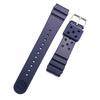 Seiko 22mm Urethane Strap Genuine Diver Includes Watch Cloth and Simple Instruction Manual Band, Replacement, Navy, RS04K22NY2,