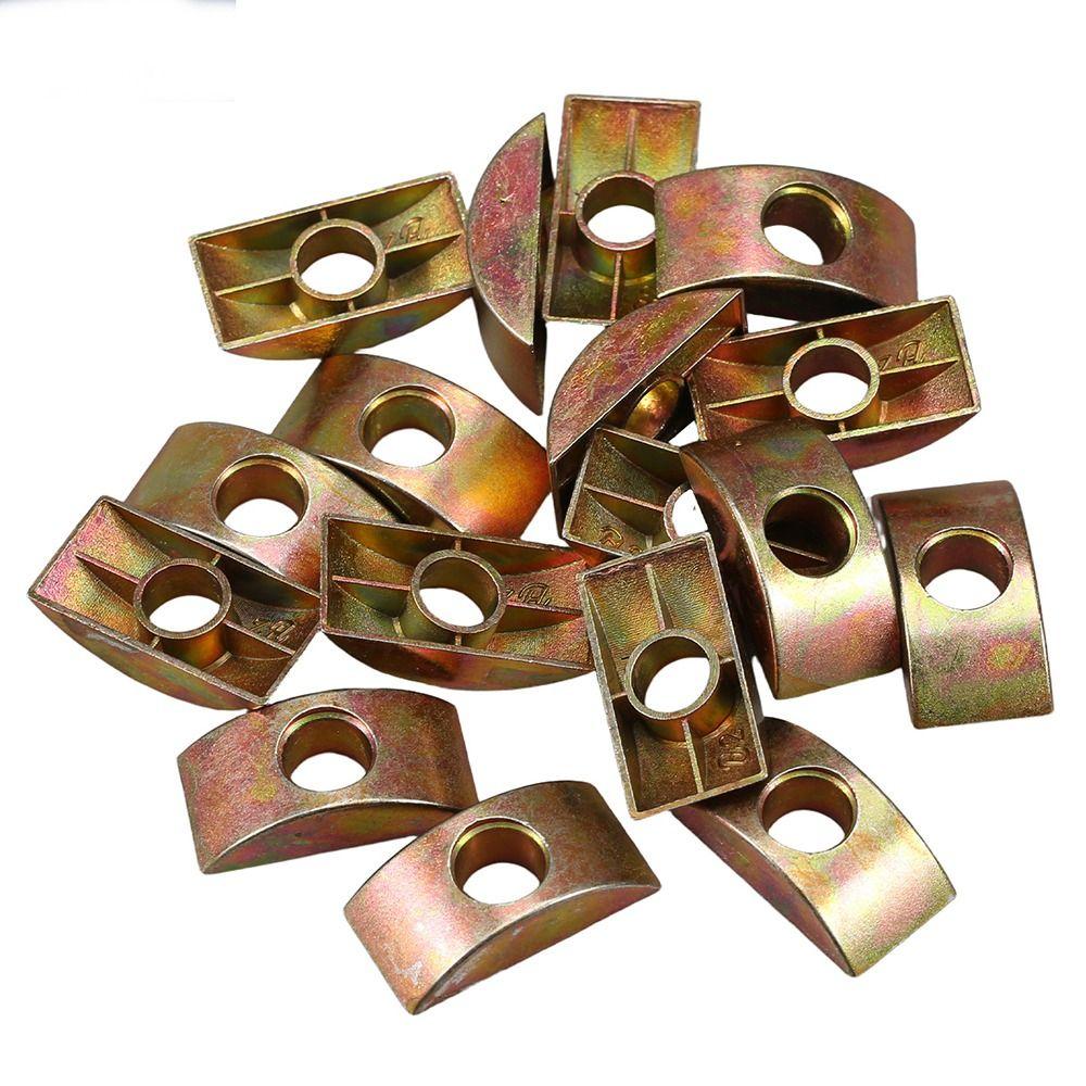 20pcs M8 Half Moon Nuts Zinc Alloy Spacer Washer NEW Furniture Connector Furniture Assembly