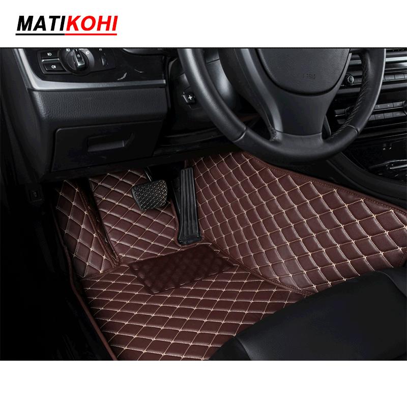 AOTI9 MATIKOHI Custom Car Floor Mats For Hyundai Grandeur Azera Auto Carpets Foot Coche Accessorie