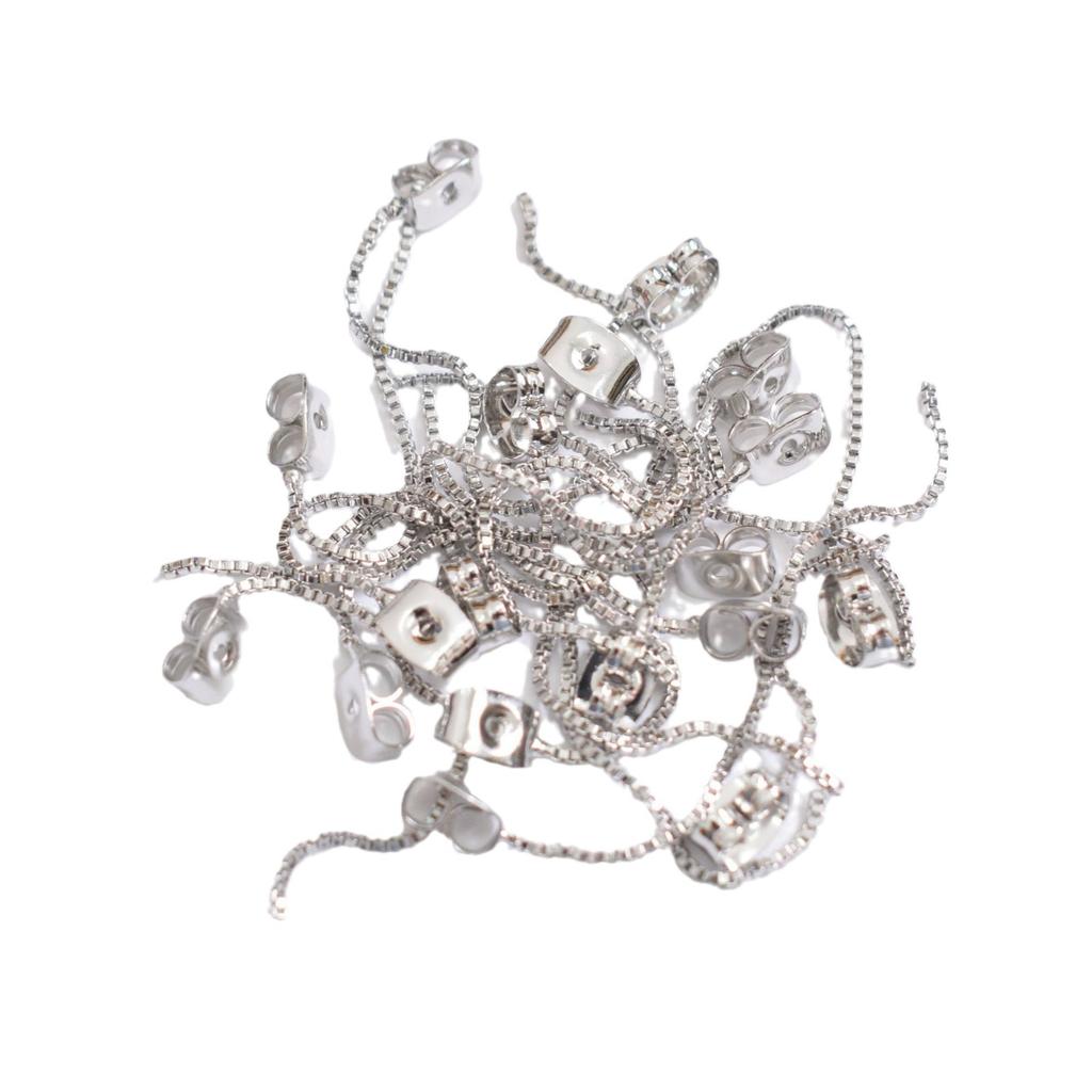 10pcs 14K Bag of Gold Ear Thread, Long Fringed Ear Jewelry Accessories DIY Handmade, Ear Chain