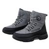 2025 Winter Shoes Mens Snow Boots Waterproof Warm Plush Flat Non-slip Fashion Brand Male Ankle Boots Mens Cotton Shoes Plus Size 47