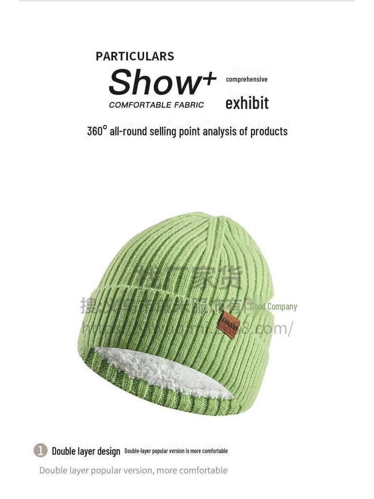 Зимний комплект из трех предметов: шерстяная шапка, шарф и кожаные перчатки в европейском и американском стиле для женщин — нескользящий