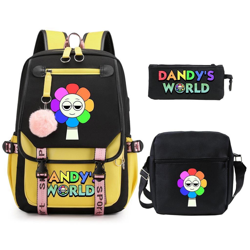 Детский рюкзак Dandy's world school trend большой вместимости для учеников начальной и средней школы, сумка для досуга