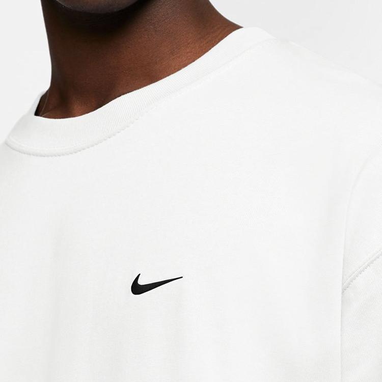 Nike Футболка NRG Solo Swoosh Light Bone/White для мужчин в уличном стиле CV0559-100