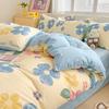 Набор постельного белья из гребенного хлопка с принтом