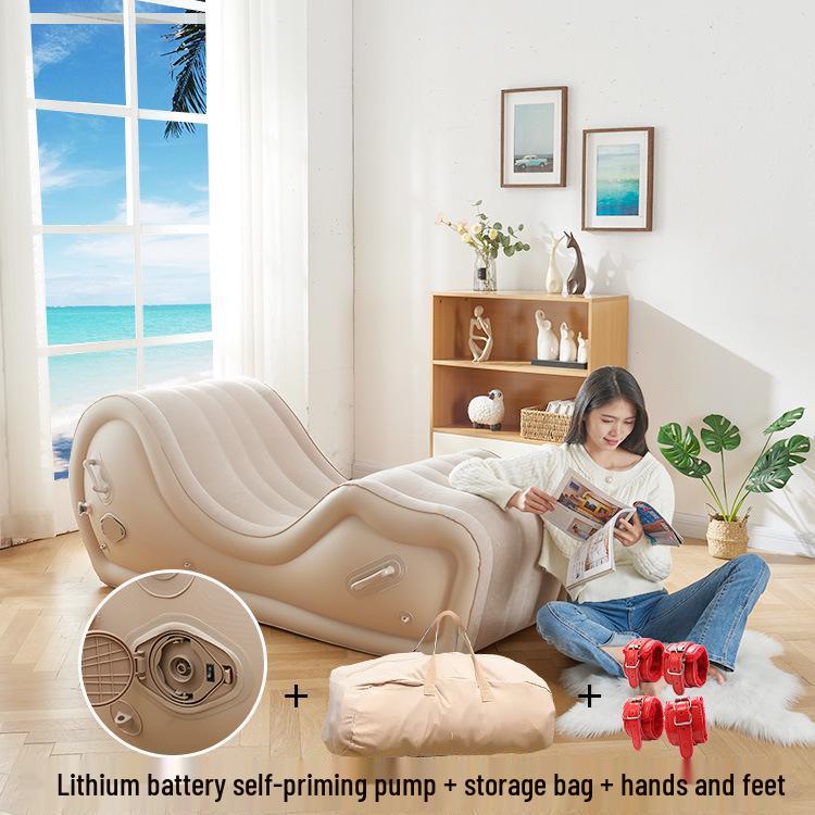 Автоматический надувной уличный диван-реклайнер - Подушка для медитации "Нулевая гравитация"