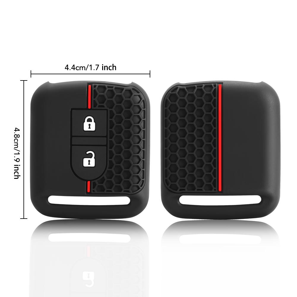 Силиконовый чехол для автомобильного ключа Fob Rubber Cover для Nissan Micra K12 Note Navara Qashqai J10 Primera Almera Sunny X-Trail