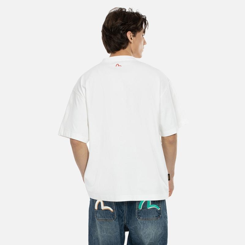 EVISU Godhead And Koinobori Print T-shirt 2ESHTM4TS8052LFCT