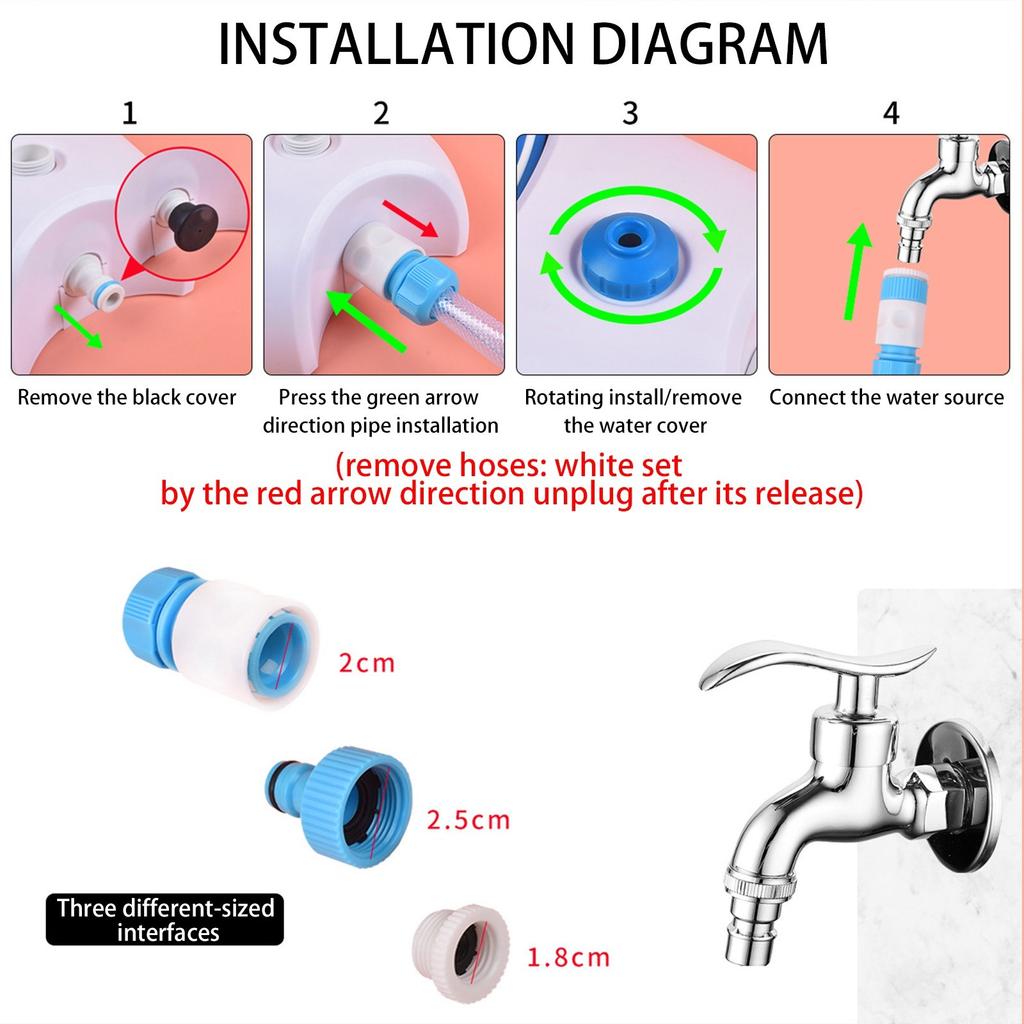 Outdoor Dog Waterer, Foot Operated Dog Waterer, Dog Drinking Nozzle, Easy To Activate Drinking, Includes Connecting Hose For Dog Hydration