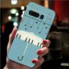 Phone Case for Google Pixel 7 Pro 7 6A 6 Pro 5A 4A 3A Pixel 4 XL Pixel 5 6 4 3 XL 3A XL 2 XL Notes Violin Music Case Funda